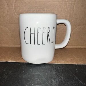 Rae Dunn White 'Cheers' Mug
